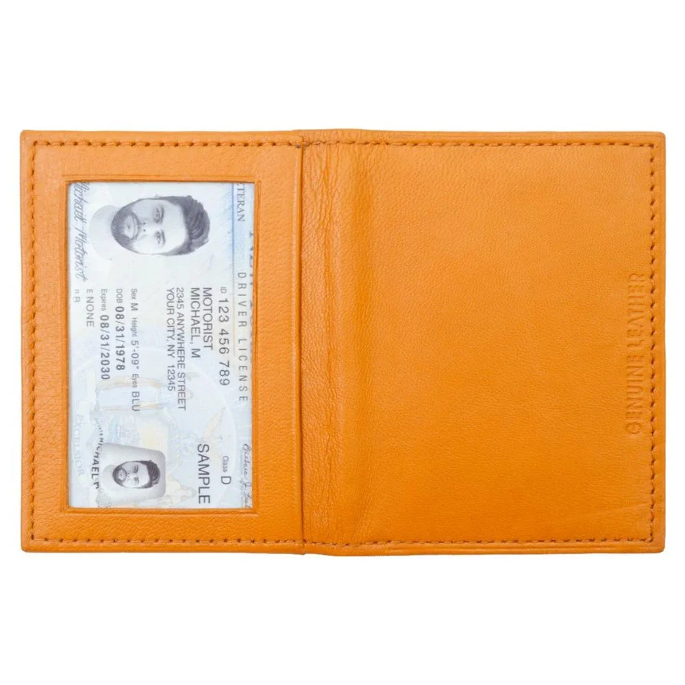 Men Credit Card Case ID Holder in Genuine Leather